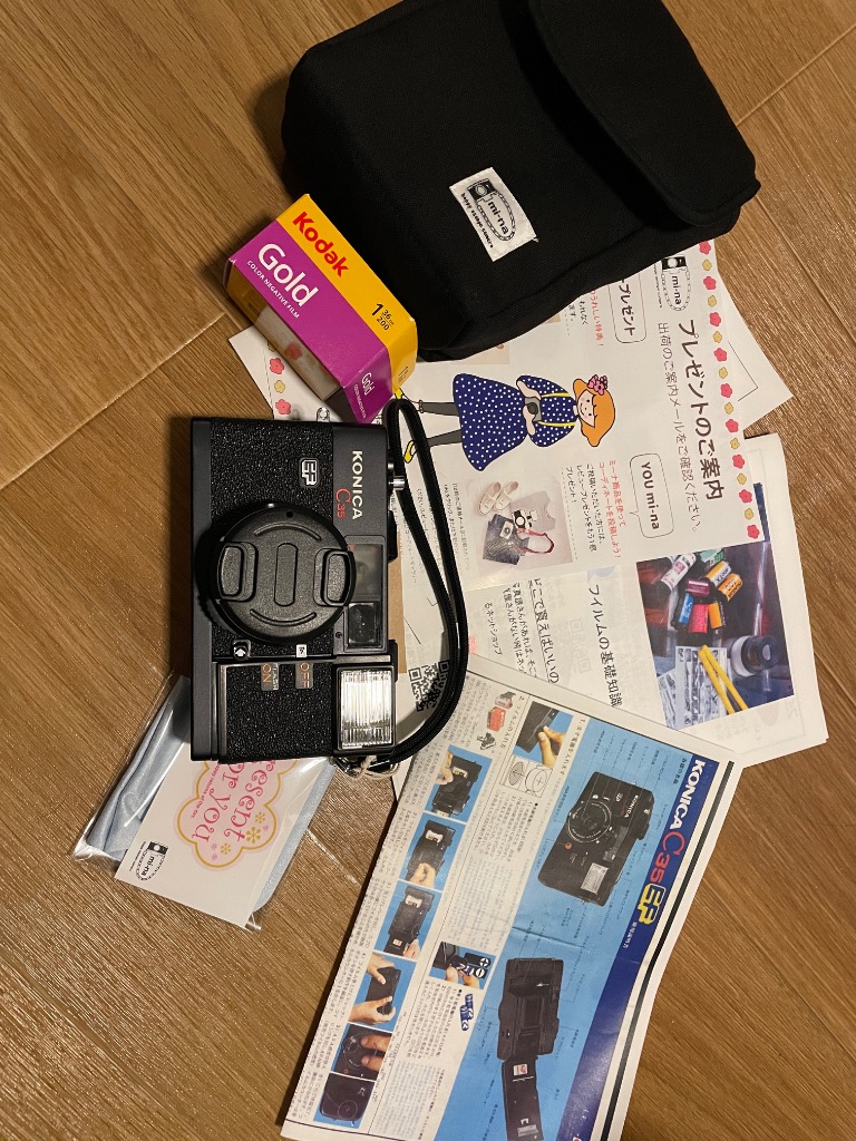 中古】【保証付 】 コニカ KONICA C35 EF S/N 1087780（ケース