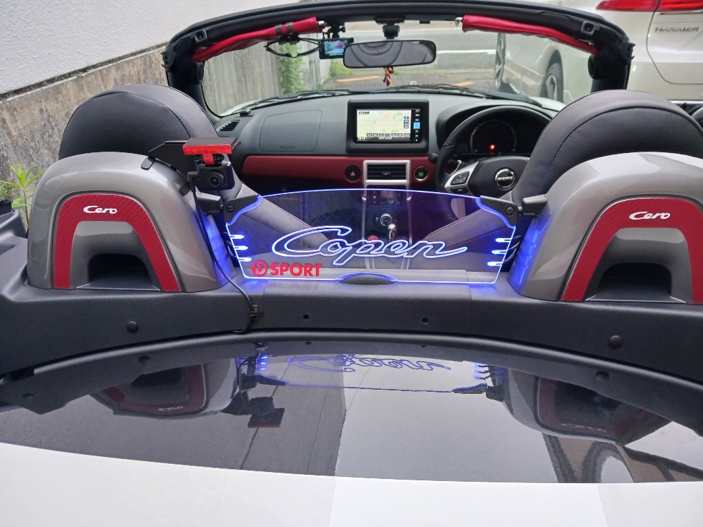 ダイハツ コペン LEDウインドディフレクター用追加LED