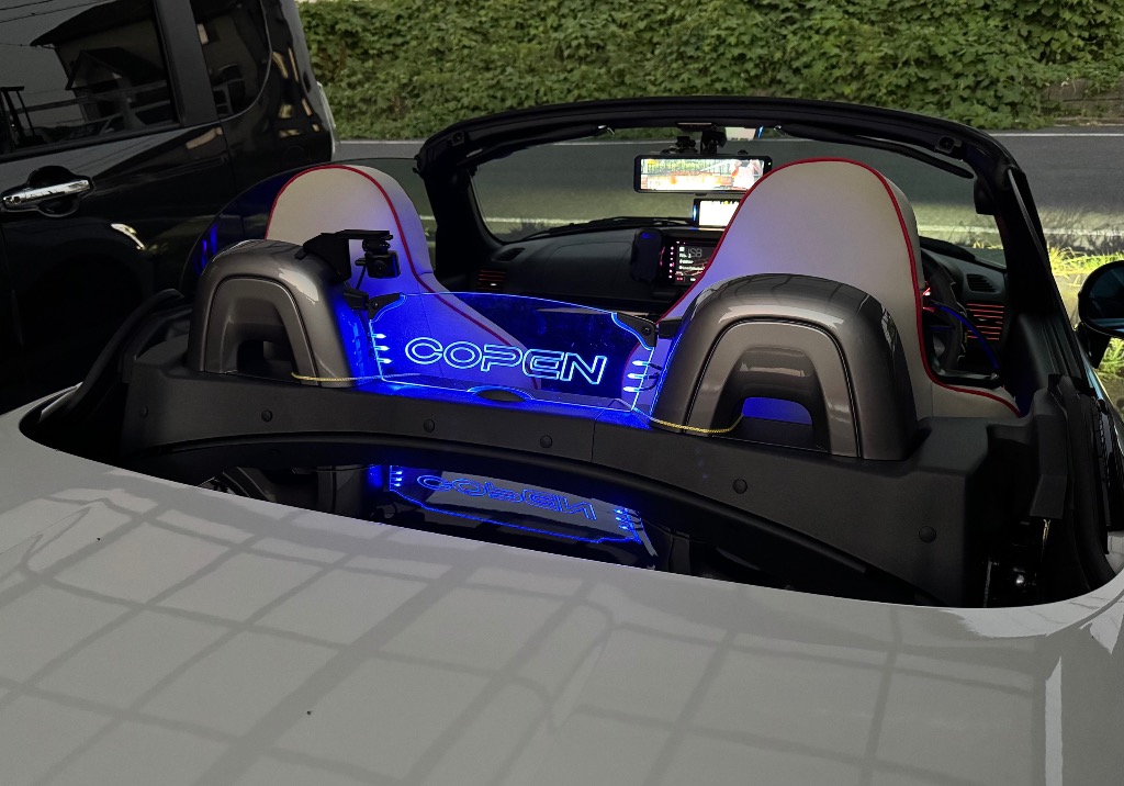 ダイハツ コペン LA400K LEDウインドディフレクター
