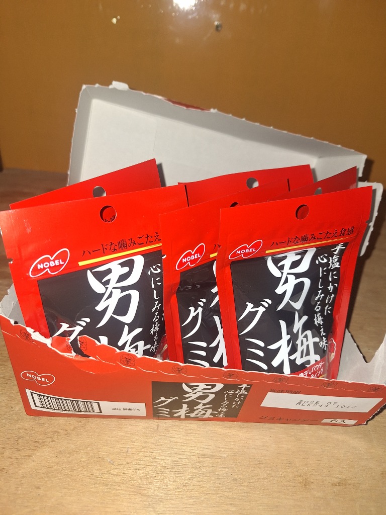 グミ ノーベル 男梅グミ 38g×6個 : ミホット - 通販 - Yahoo!ショッピング