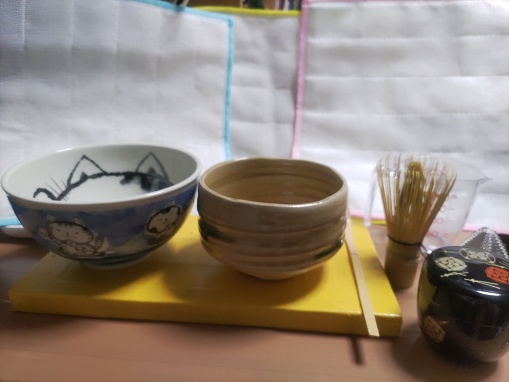 楽天市場】抹茶碗 大 5点セット 大 粉引緋色 茶道 お点前 お茶