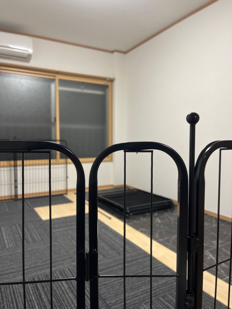 ドッグゲージ ドッグサークル 金属製 犬 高さ80cm 幅70cm 16枚
