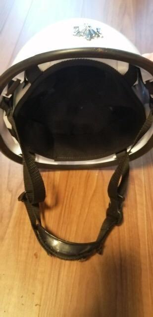 消防用ヘルメットKG型 PN-2L 色：ホワイト 天井ネット チンカップ