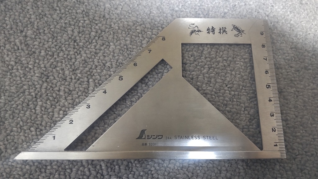 シンワ（工具） 止型スコヤ左右墨付け 62081 シンワ測定 : 溶接