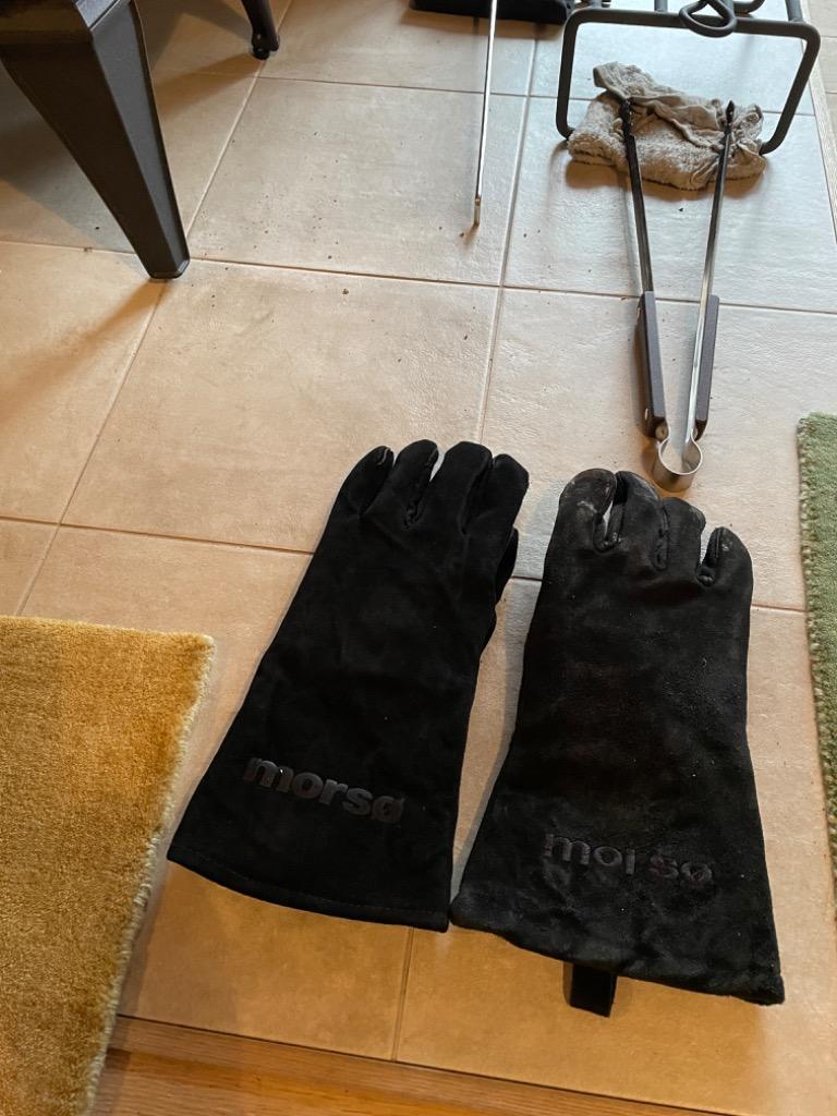 morso ストーブグローブ・左手用 523505 (薪ストーブ専用/NR. 62900800
