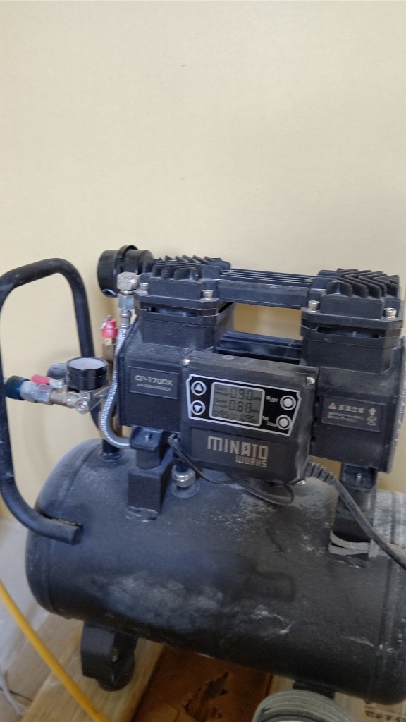 MINATOWORKS ミナト エアーコンプレッサー デジタル制御 CP