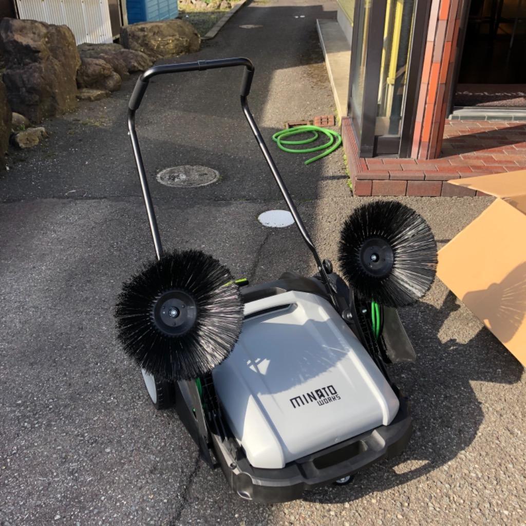 MINATOWORKS ミナト 手押し式スイーパー ロードスイーパー RSW MINATOWORKS ミナト 手押し式スイーパー ロードスイーパー RSW