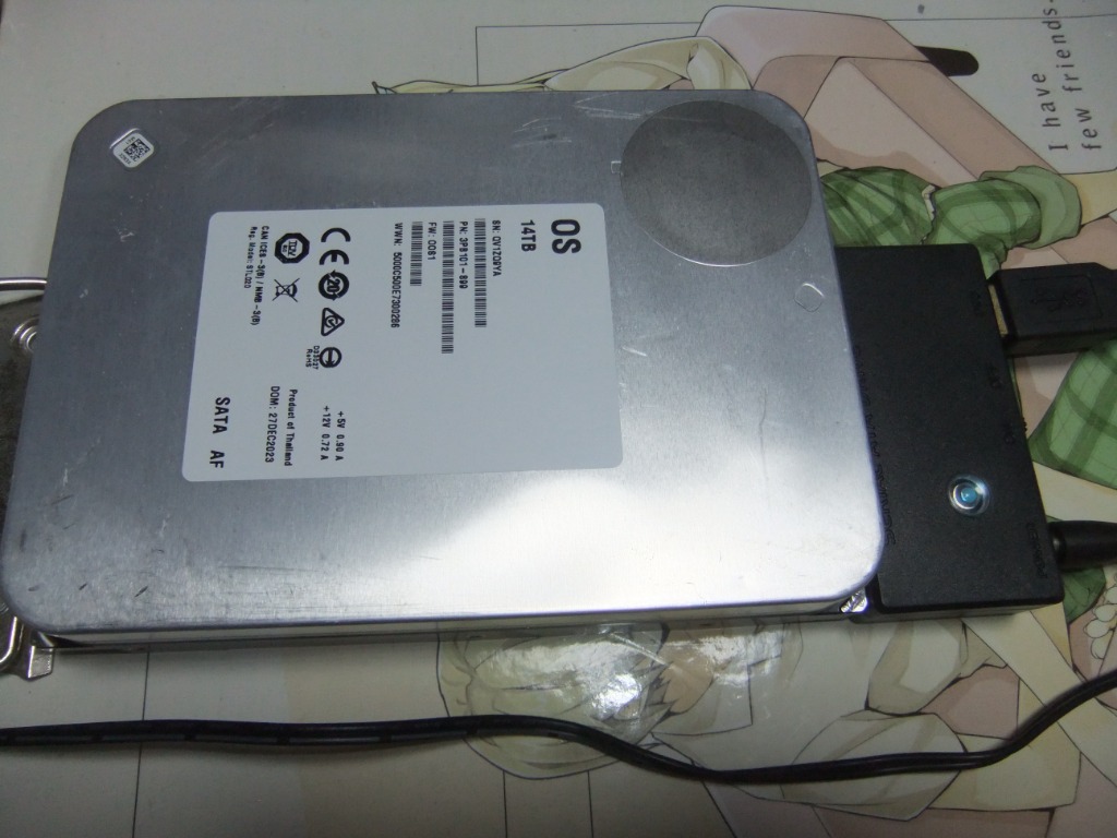 メーカー再生品」ホワイトラベル 内蔵HDD 3.5インチ 14TB