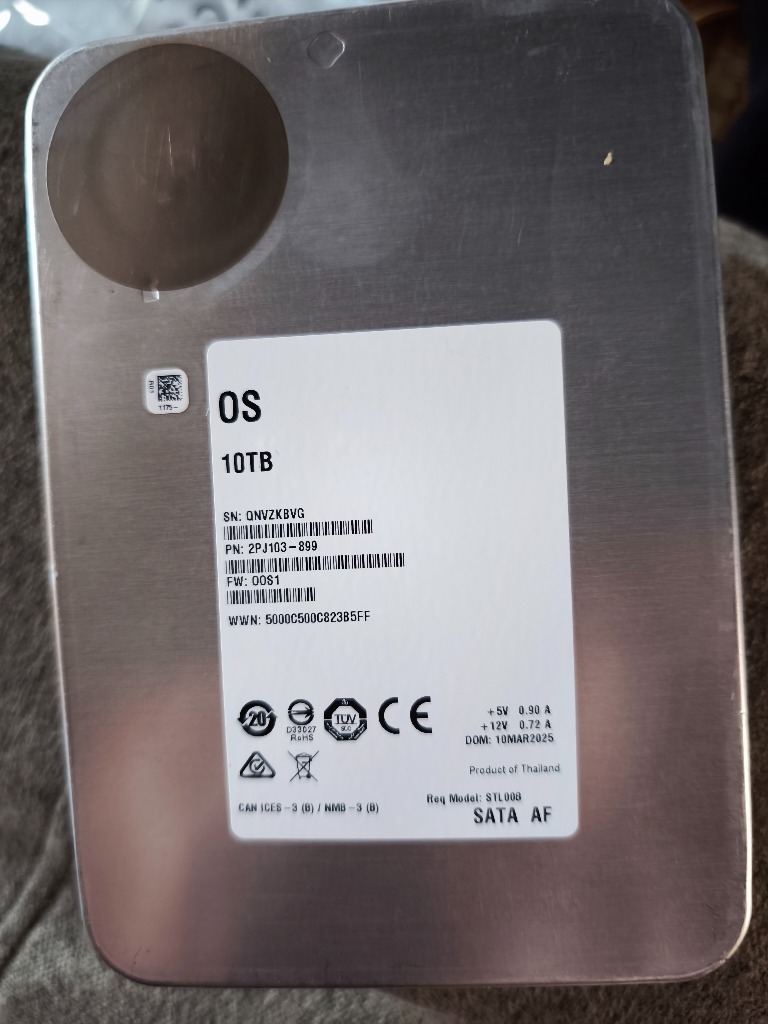 内蔵型ハードディスクドライブ 10TB HDD 3.5 ST100000VN0004 SATA600 10TB HDD3.5 ST100000VN0004 SATA600-直営通販サイト