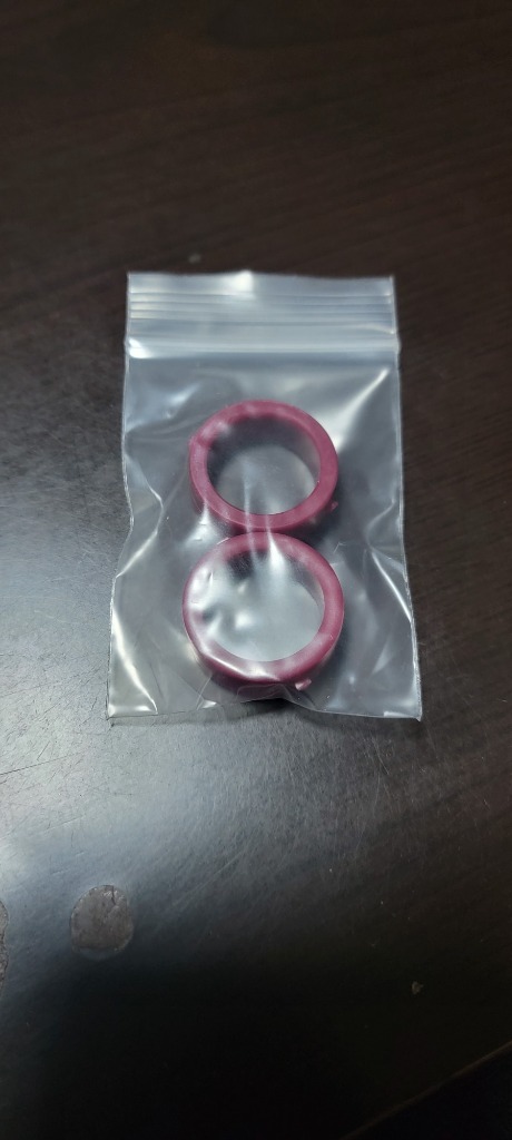 ノーブランド 中径 マルーン ローフリクション タイヤ 2本