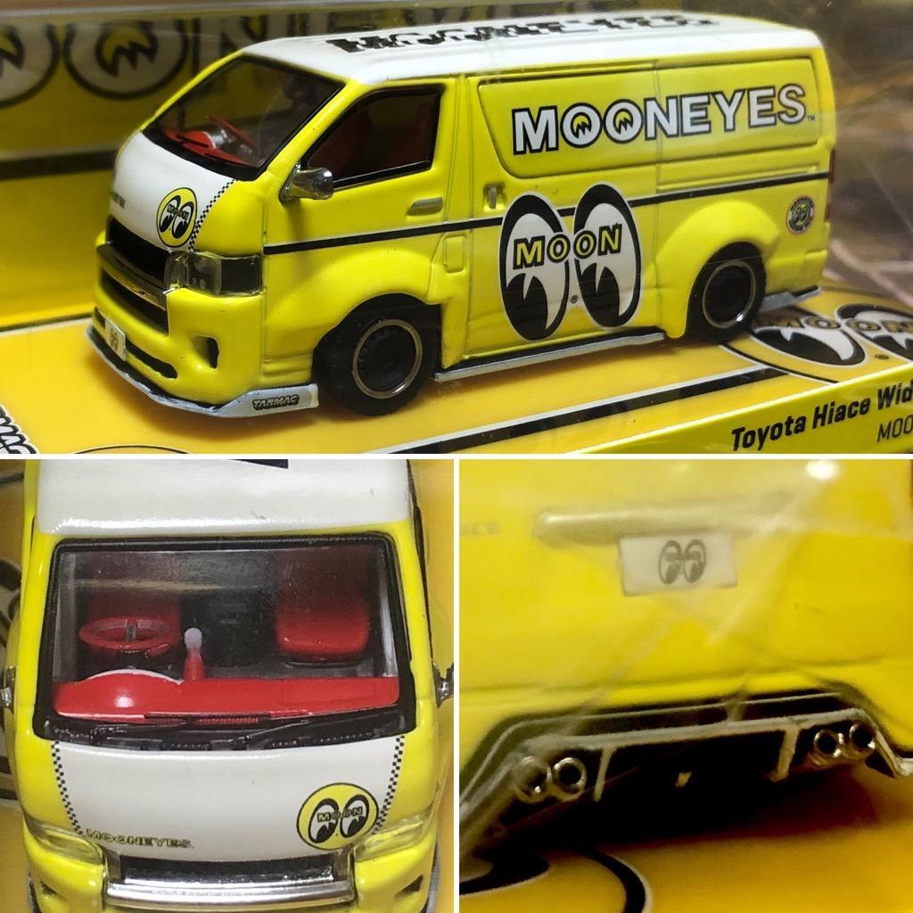 Tarmac Works T64-038-ME トヨタ Hiace Widebody MOONEYES