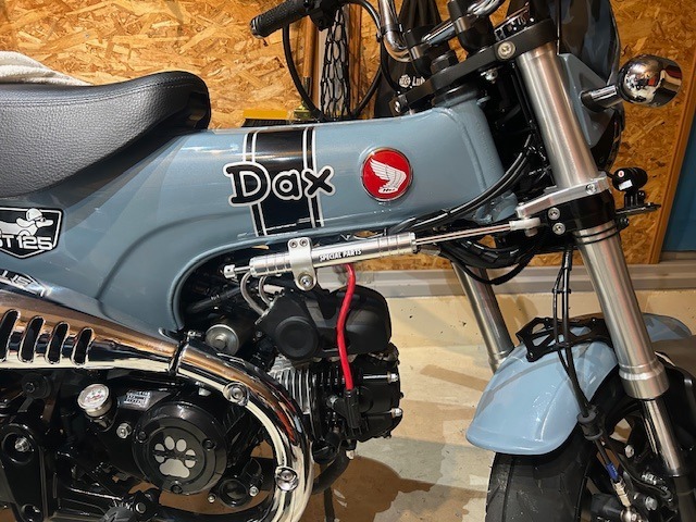 ホンダ ダックス DAX ステアリングダンパーステー モンキーゴリラシャリー Amazon.co.jp: ダックス ステアリングダンパー ステー