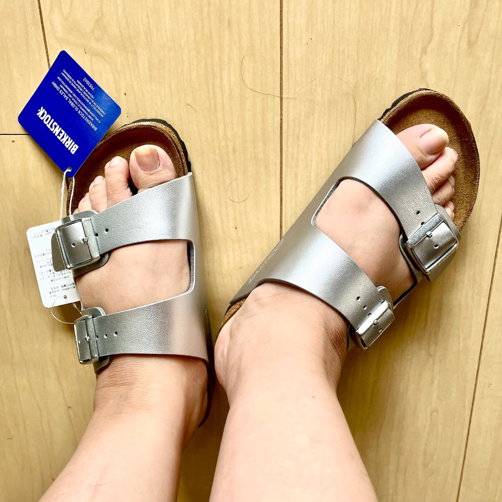 BIRKENSTOCK コンフォートサンダル 42 グレー BIRKENSTOCK ビルケンシュトック レディース サンダル アリゾナ