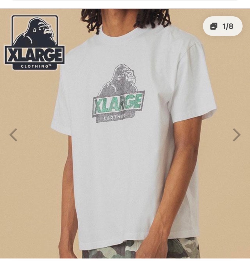 XLARGE（エクストラ ラージ） ラインストーン スランテッド OG