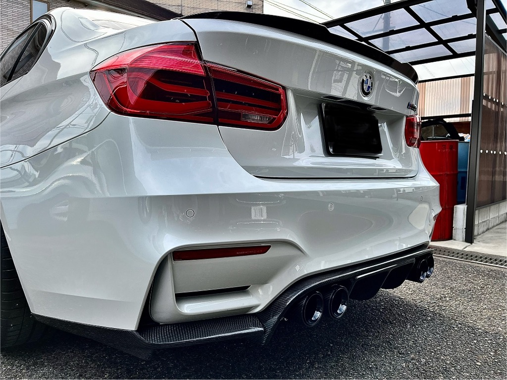 BMW M3 M4 F80 F82 F83 2014- カーボン スプリッター リアバンパー