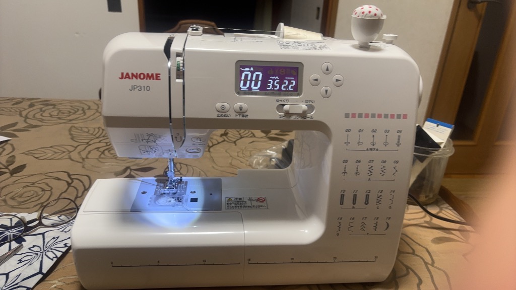 ジャノメ ミシン JP310 本体 コンピューターミシンのレビュー
