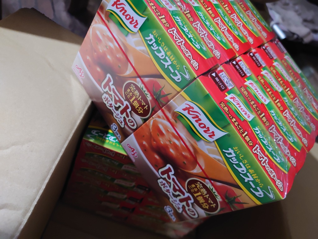 クノール 味の素 カップスープ 完熟トマトまるごと1個分使った