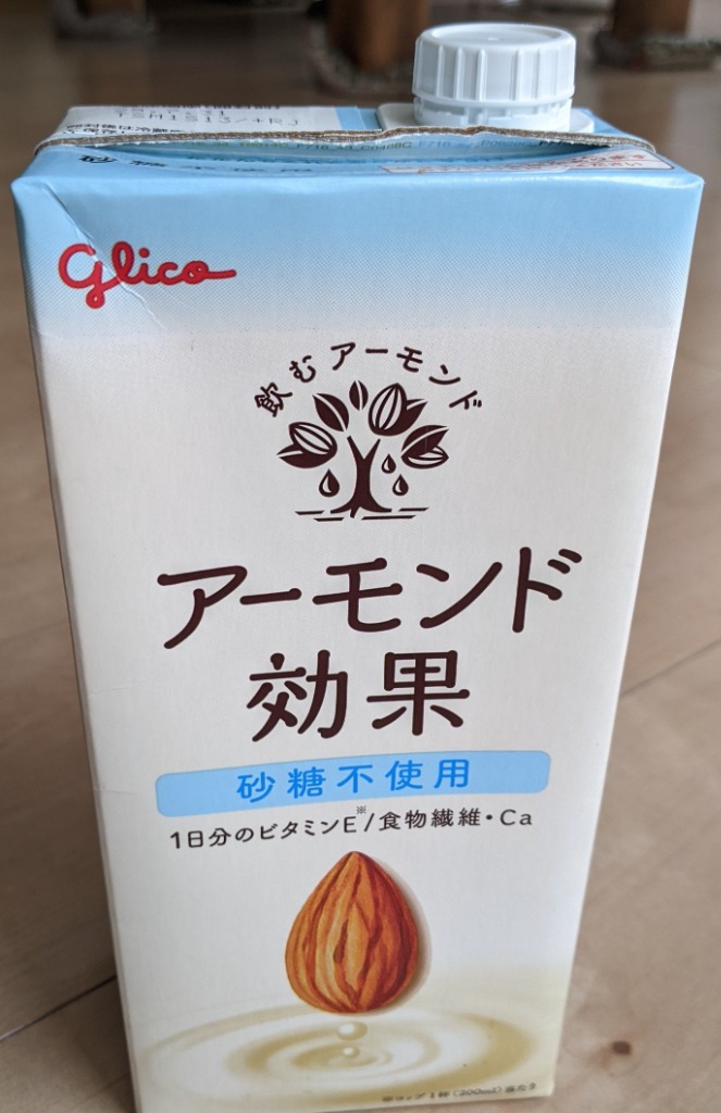 グリコ グリコ乳業 アーモンド効果 砂糖不使用 1000ml紙パック×6