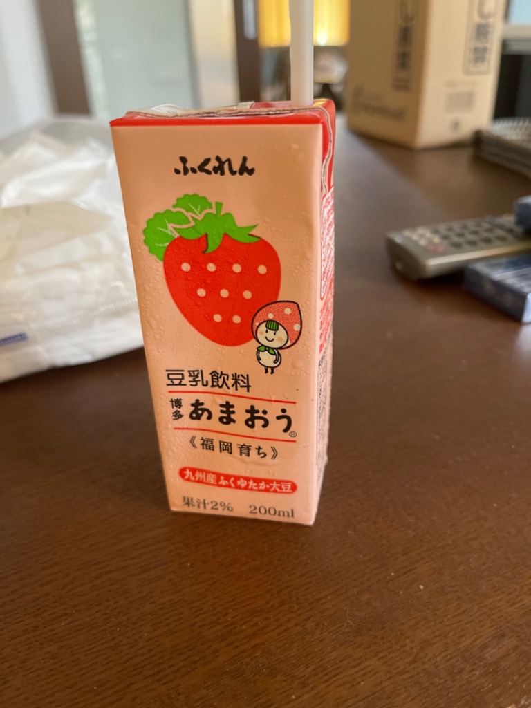 楽天市場】ふくれん 豆乳飲料 博多あまおう 200ml紙パック×24本