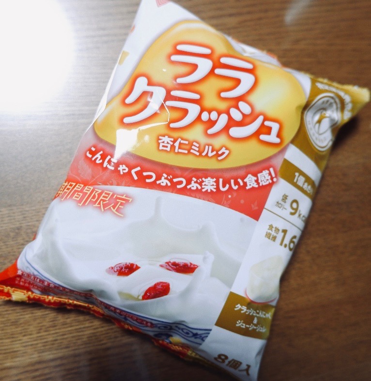 蒟蒻畑 マンナンライフ 蒟蒻畑ララクラッシュ 杏仁ミルク (24g×8