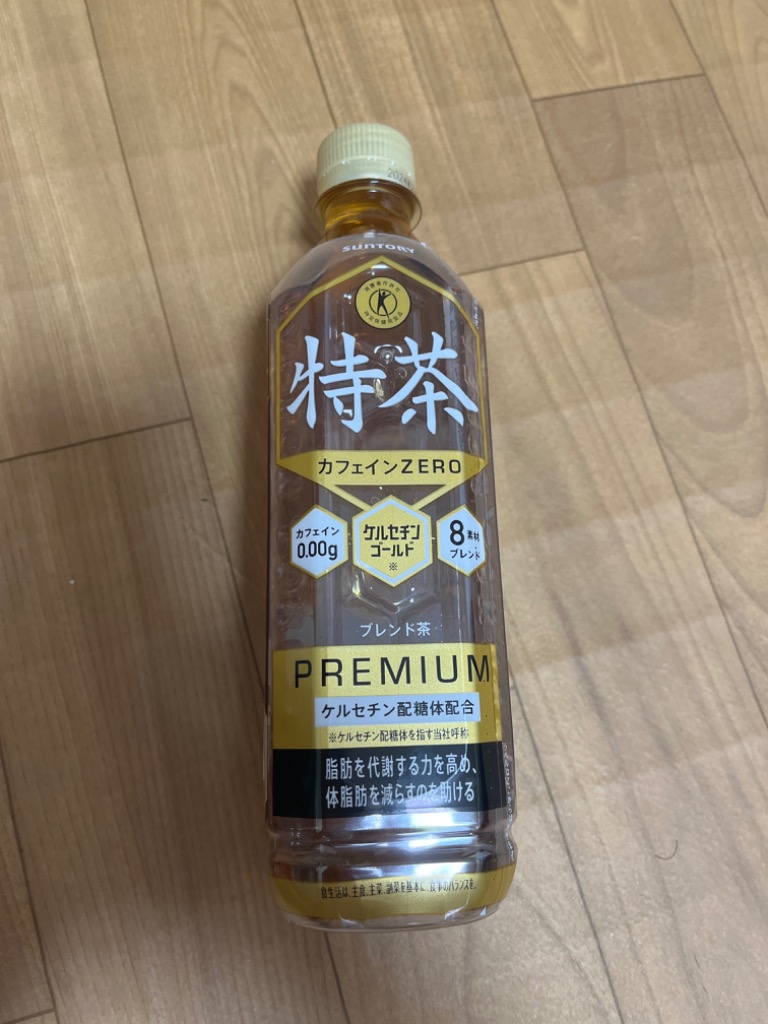今だけこの価格■訳あり　特茶　カフェインゼロ　500ml（特保）2箱（48本入） サントリー 特茶 カフェインゼロ 500ml×24本×2ケース (48本