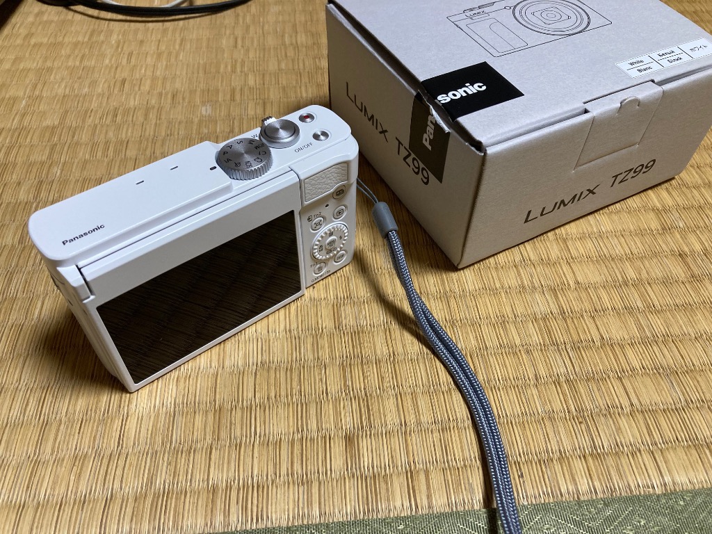 LUMIX 10年間保証付き パナソニック DC-TZ99-W ホワイト : 三星