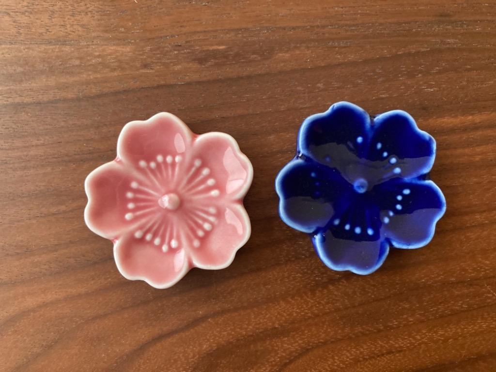 みよし漆器本舗 箸置き 桜 陶器製 おしゃれ かわいい サクラ 花