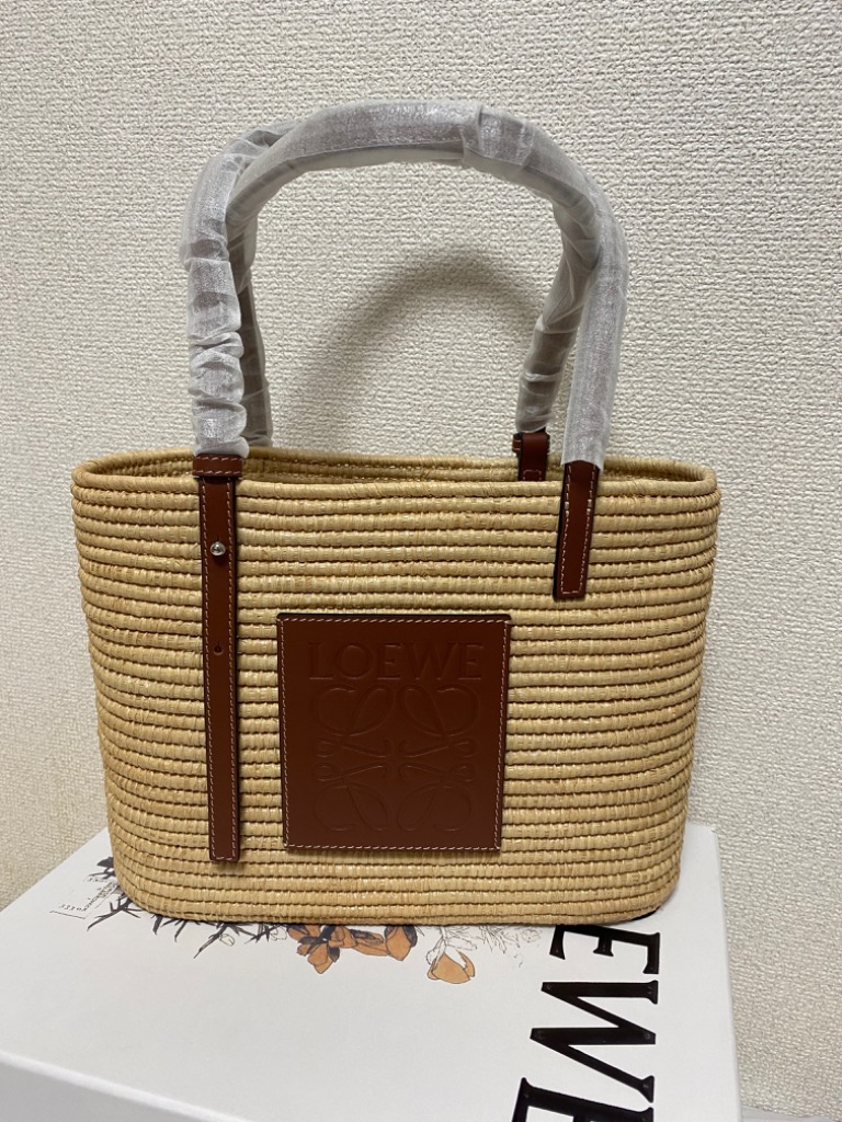 LOEWE バスケットバッグ スモール スクエア カゴバッグ