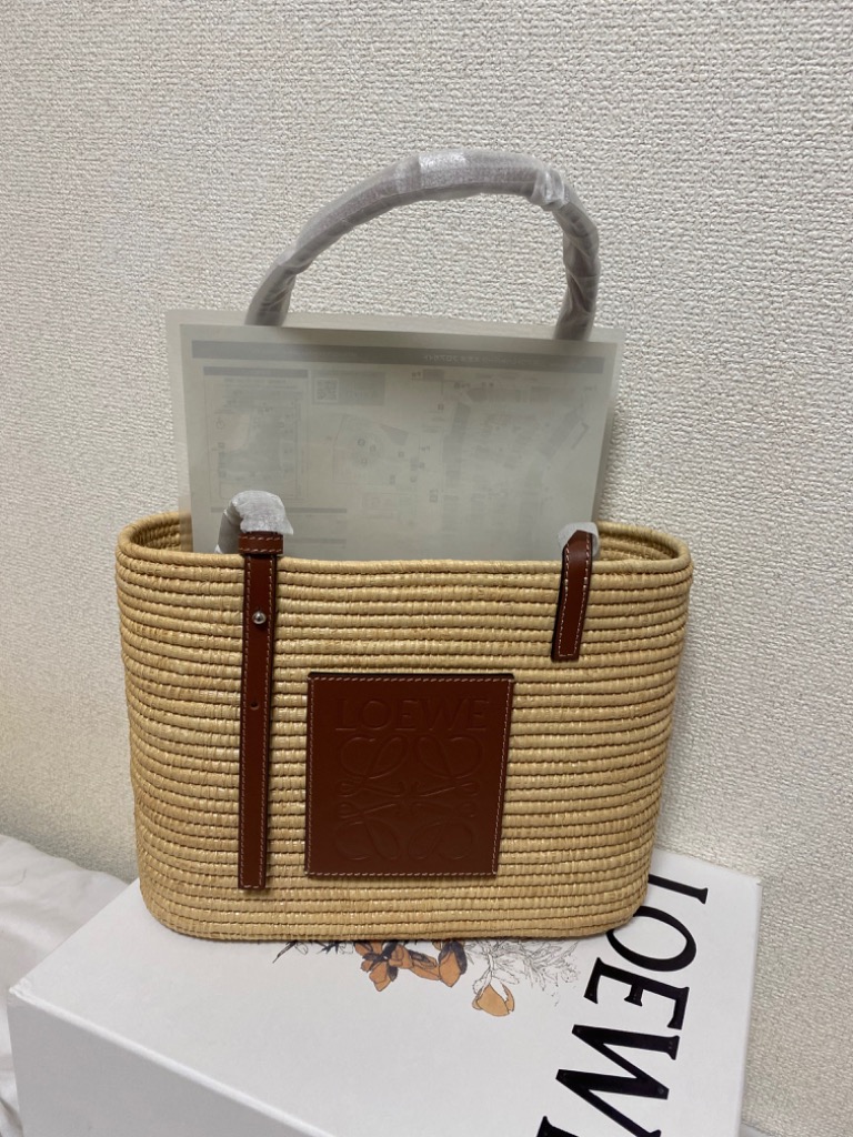 超レア・美品】ロエベ LOEWE バスケット バッグ かご スマイル