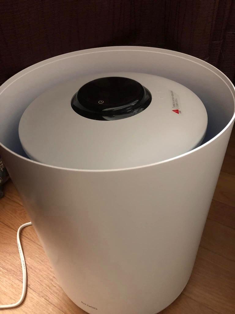 加湿器　ホワイト　braaa 気化式加湿器　プオト　VBHU255 楽天市場】【特典付】加湿器 上から給水 おしゃれ 大容量 気化式