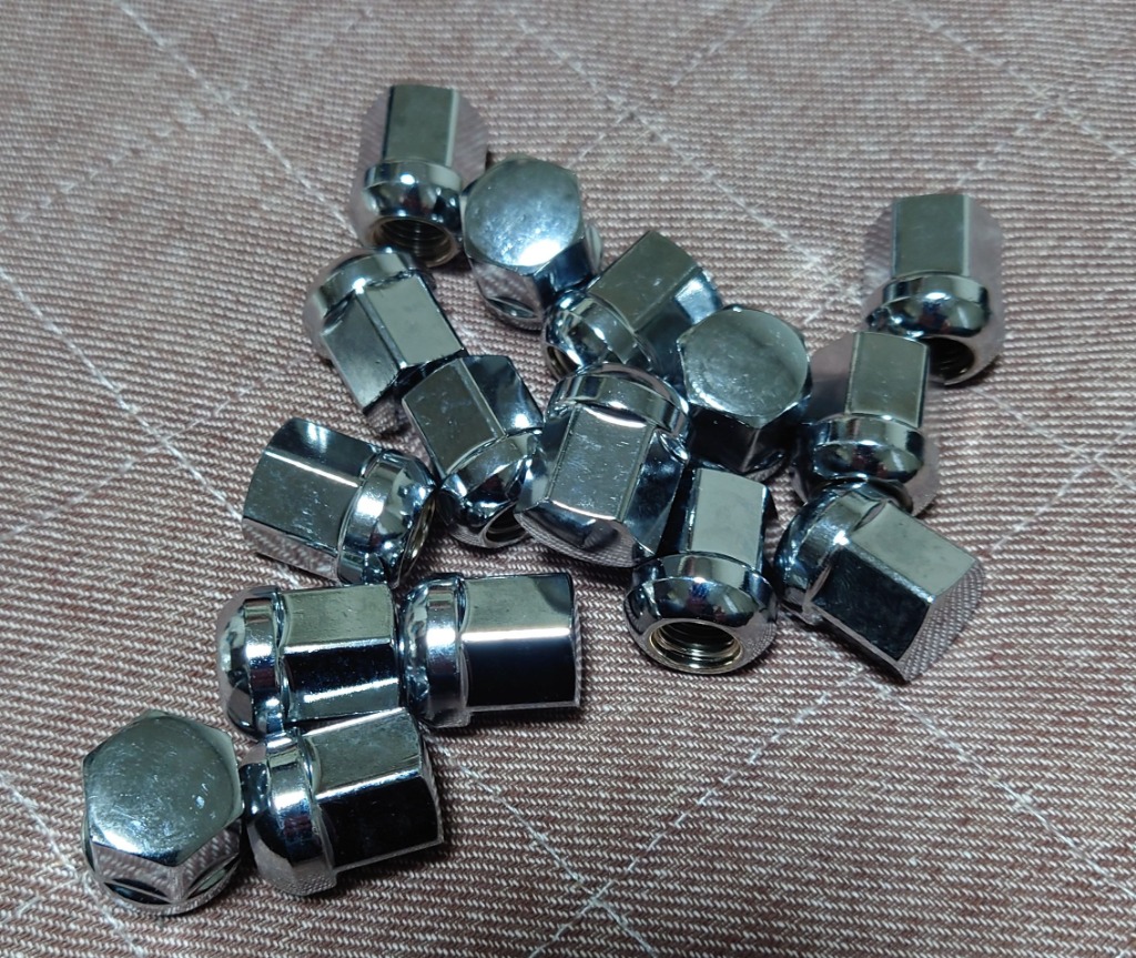 ホンダ純正ホイール専用 ホイールナット メッキ 16個 全長25mm