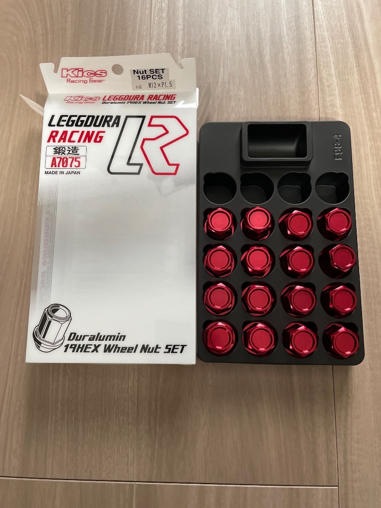 KYO-EI LEGGDURA RACING ホイールナット 16個 全8色 M12×P1.25