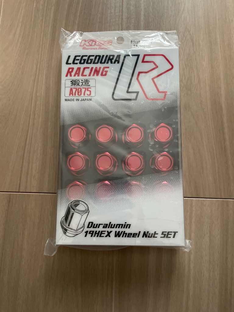 KYO-EI LEGGDURA RACING ホイールナット 16個 全8色 M12×P1.25