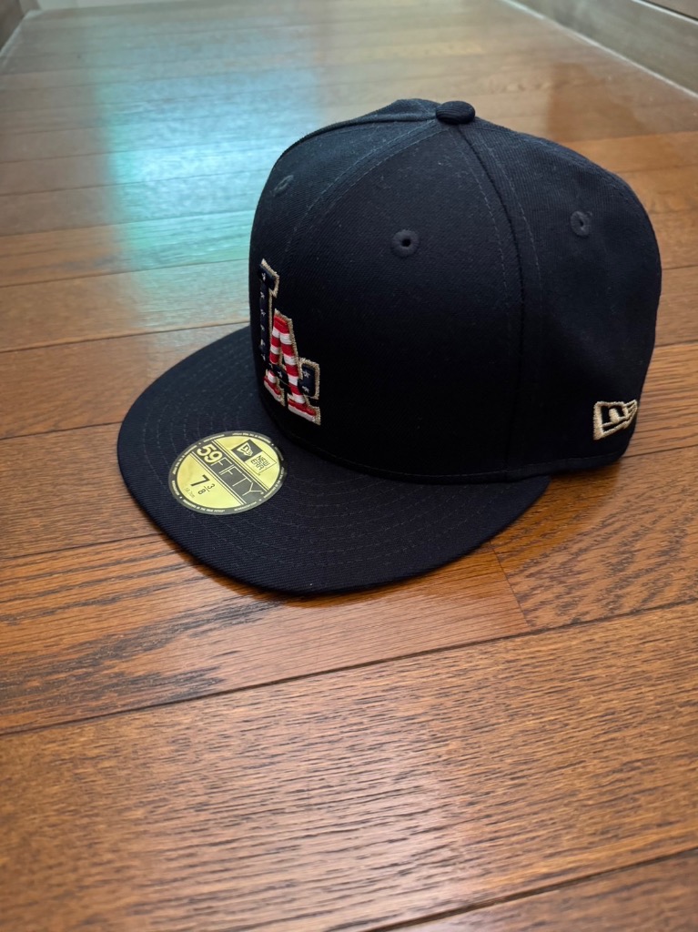 MLB ニューエラ　ドジャース　独立記念日　キャップ　7 5/8 NEW ERA MLB ドジャース キャップ 【国内版】2025 独立記念日