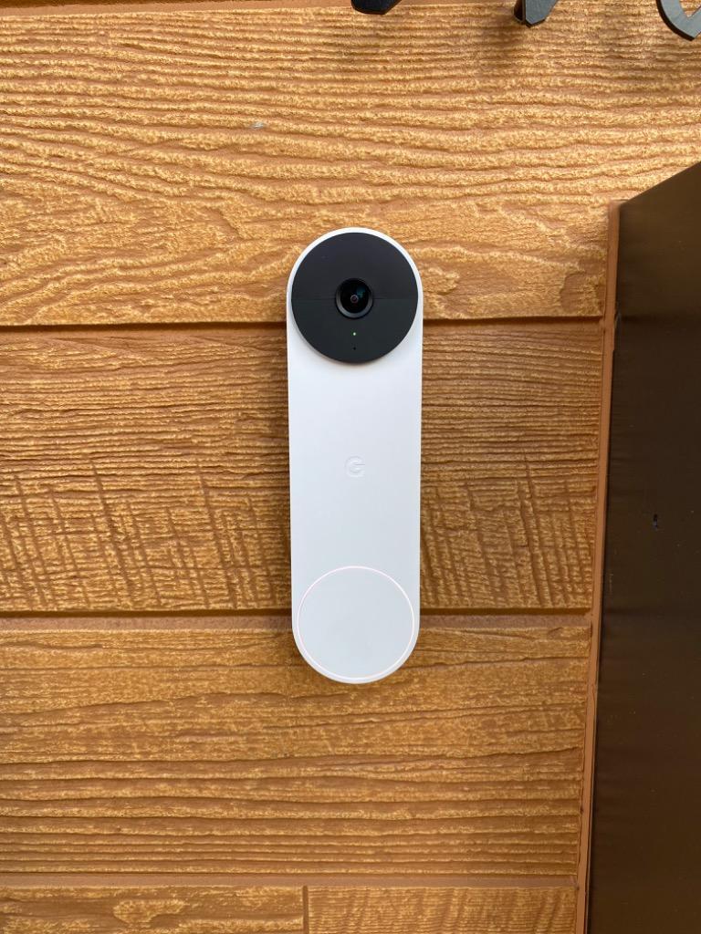 Google Nest Doorbell (Battery Type）Snow GA01318-JP :GA01318-JP