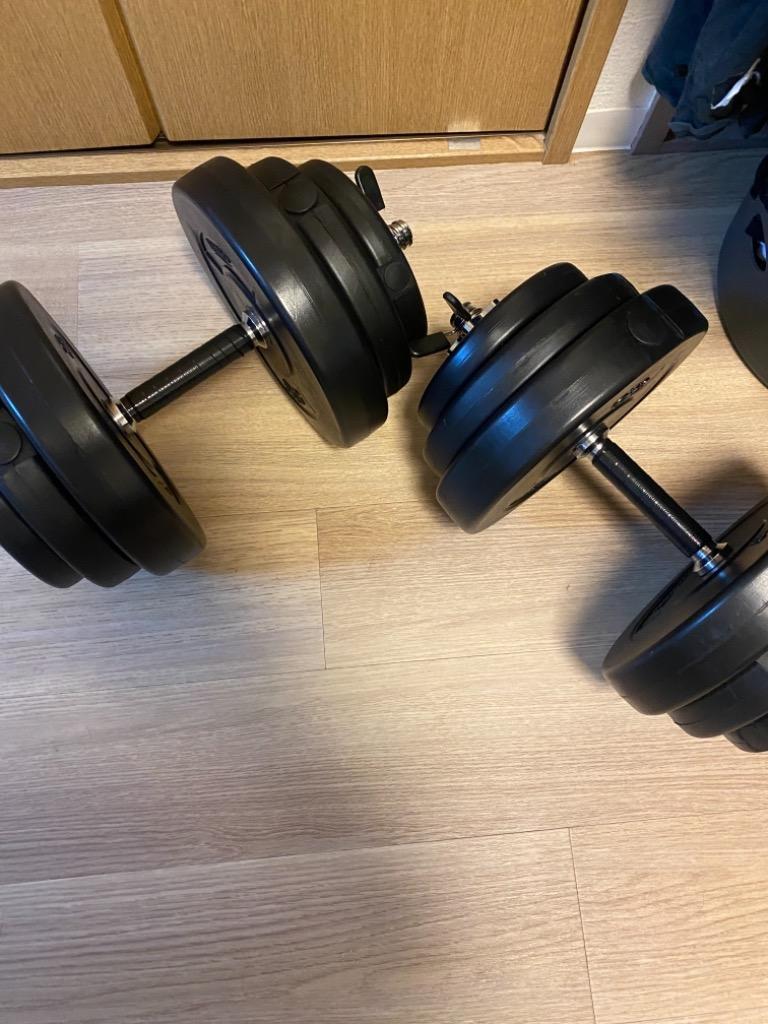 最新デザインの セメントダンベル 20kg×2個セット 40kg バーベルにも