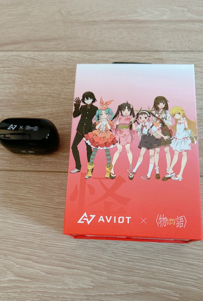 AVIOT TE-D01v-MG 物語シリーズ コラボ ワイヤレスイヤホン