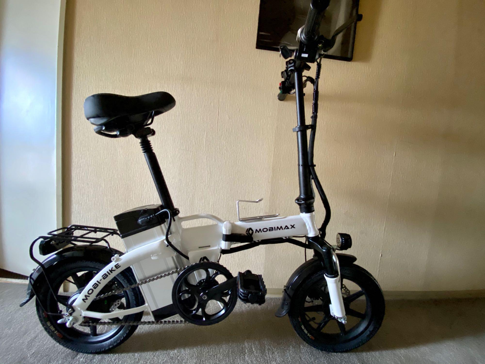 長期在庫品 程度良好 MobiMax 電動自転車 ひねちゃ 大容量版48V20A