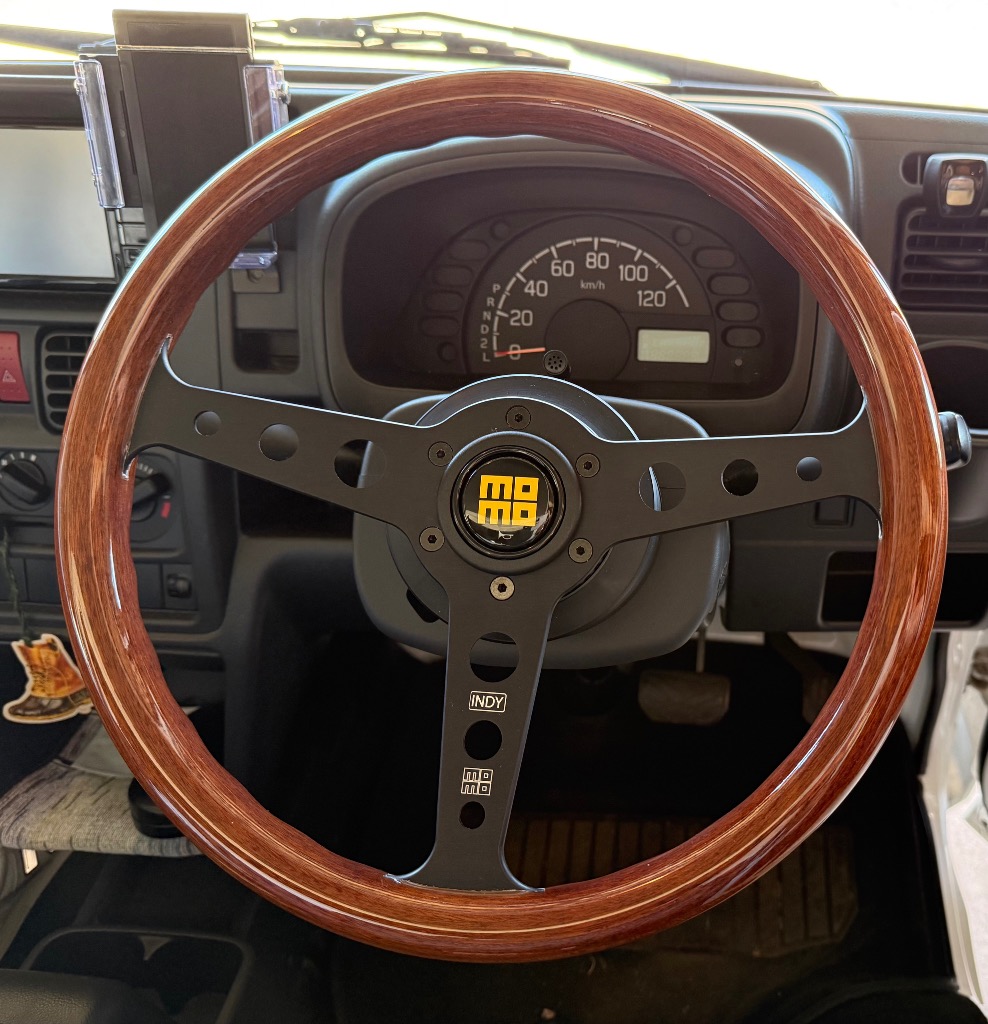 momo INDY ヘリテージライン マホガニーウッド　35Φ MOMO モモ ステアリングホイール HL-06 ヘリテージライン