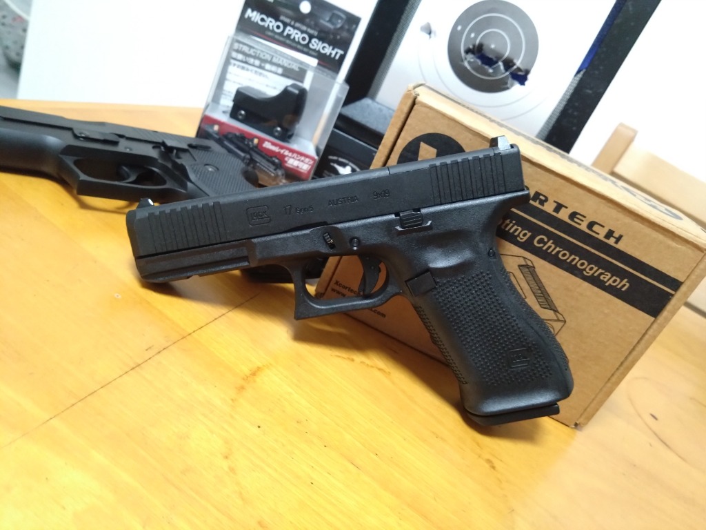 新製品【GHK】Glock17 Gen5 MOS 雑レビュー SRC Baton G17 G19