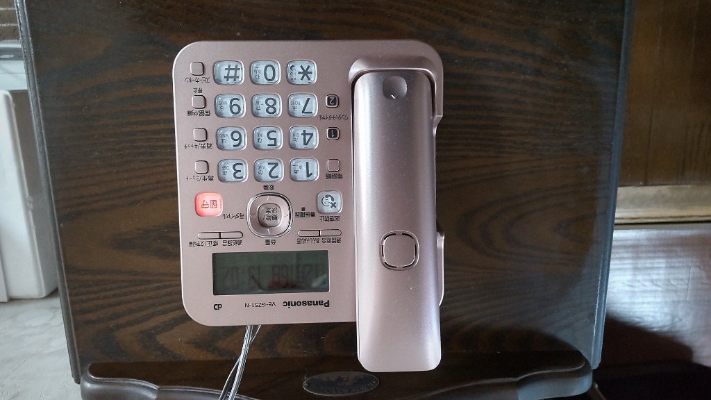 パナソニック 受話器コードレスタイプ 留守番 電話機 VE-GD56-N or VE 