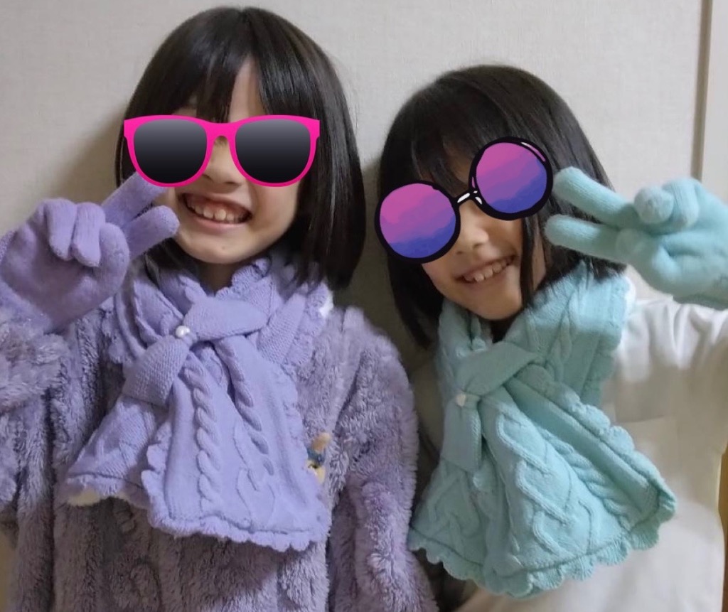 arisana 子供 ネックウォーマー キッズ マフラー スヌード
