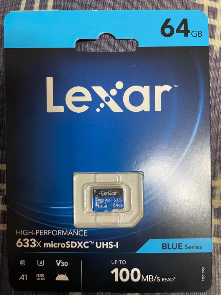 数量限定セール Lexar microSDXCカード 64GB BLUEシリーズ 633x UHS-I U3 V30 A1 最大読出100MB s 10年限定保証 LMS0633064G-BNNNG
