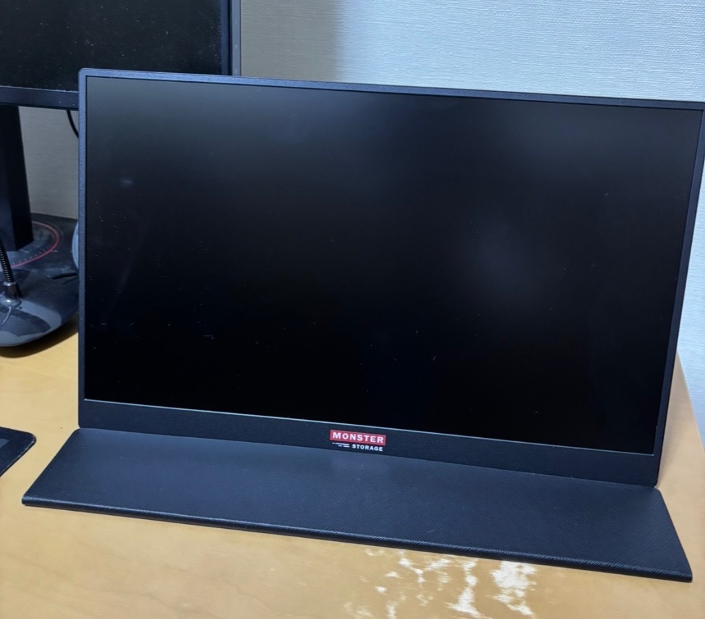 Monster Storage ポータブルモニター 15.6インチ 1920x1080 フルHD