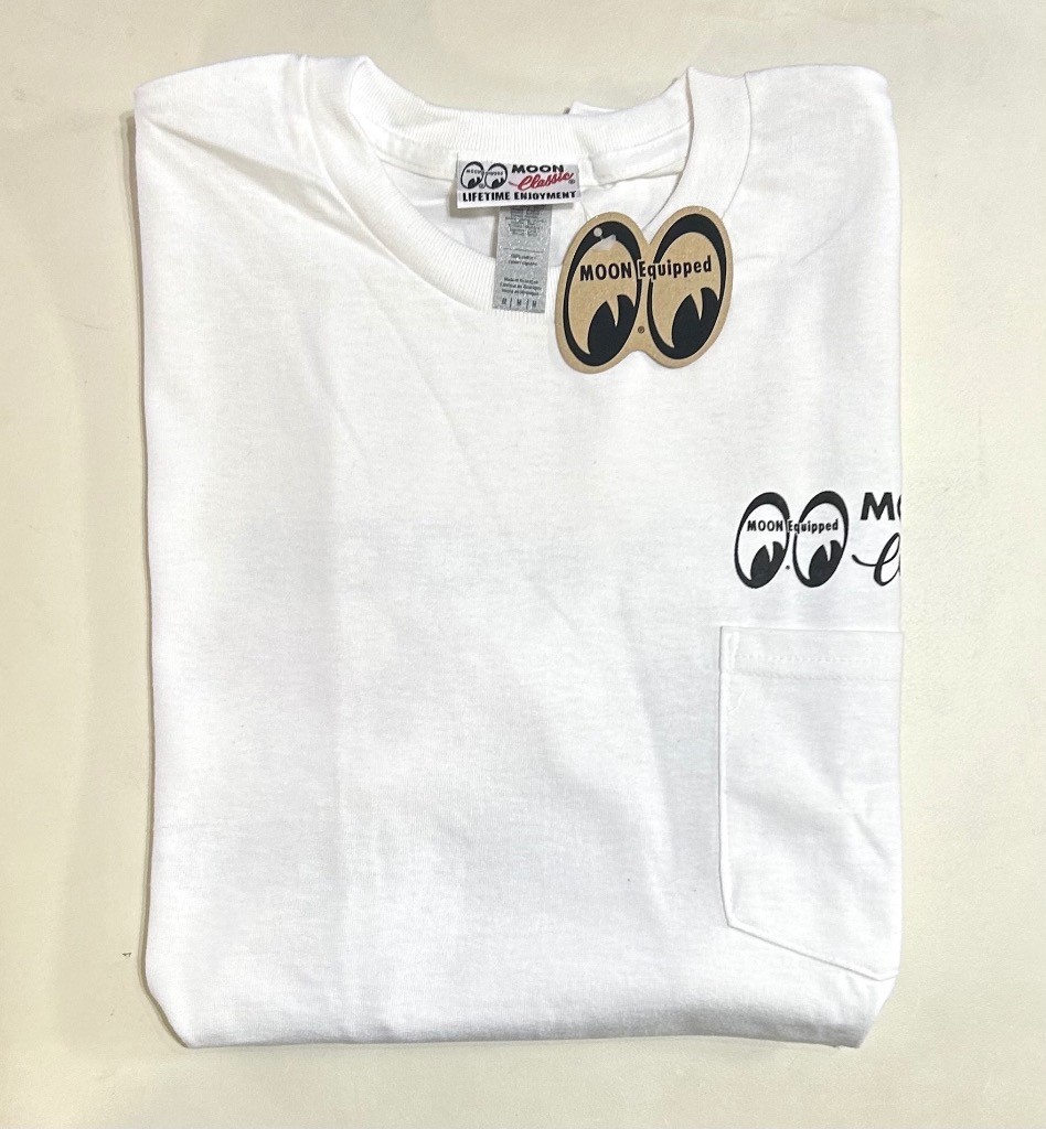 XXLサイズ ムーンアイズ MOON Classic Logo ポケット Tシャツ MOONEYES XXLサイズ ムーンアイズ MOON Classic Logo ポケット T