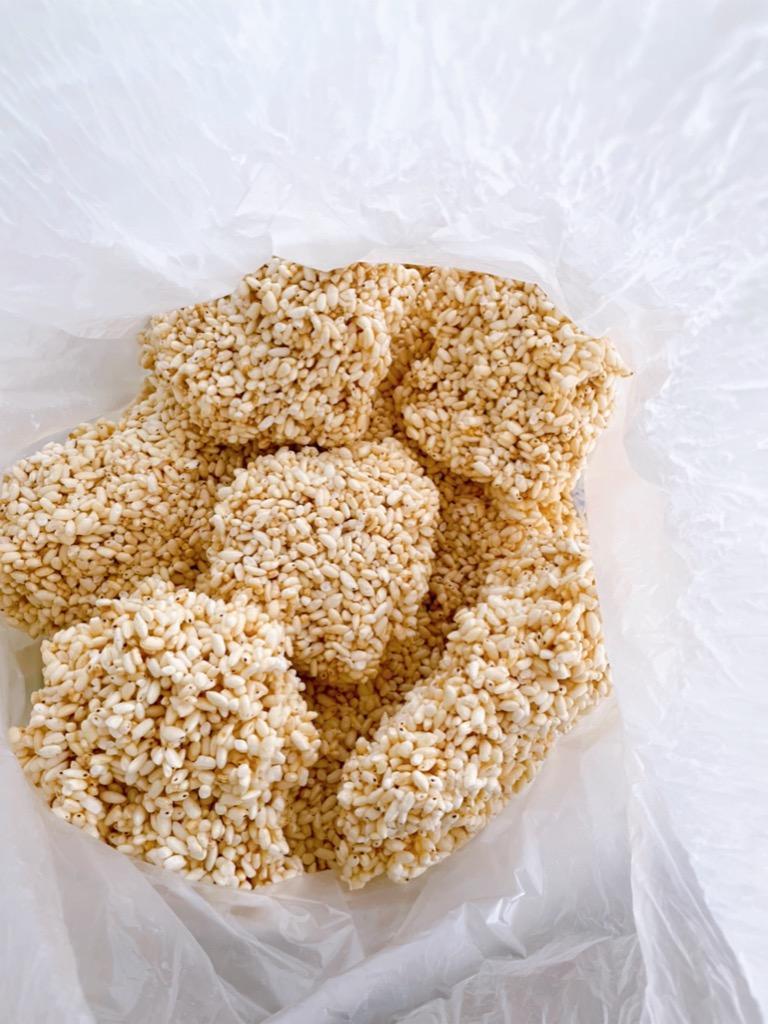 通常栽培の『精白米』のポン菓子１升分（甘さ選択） 健康お菓子 和風