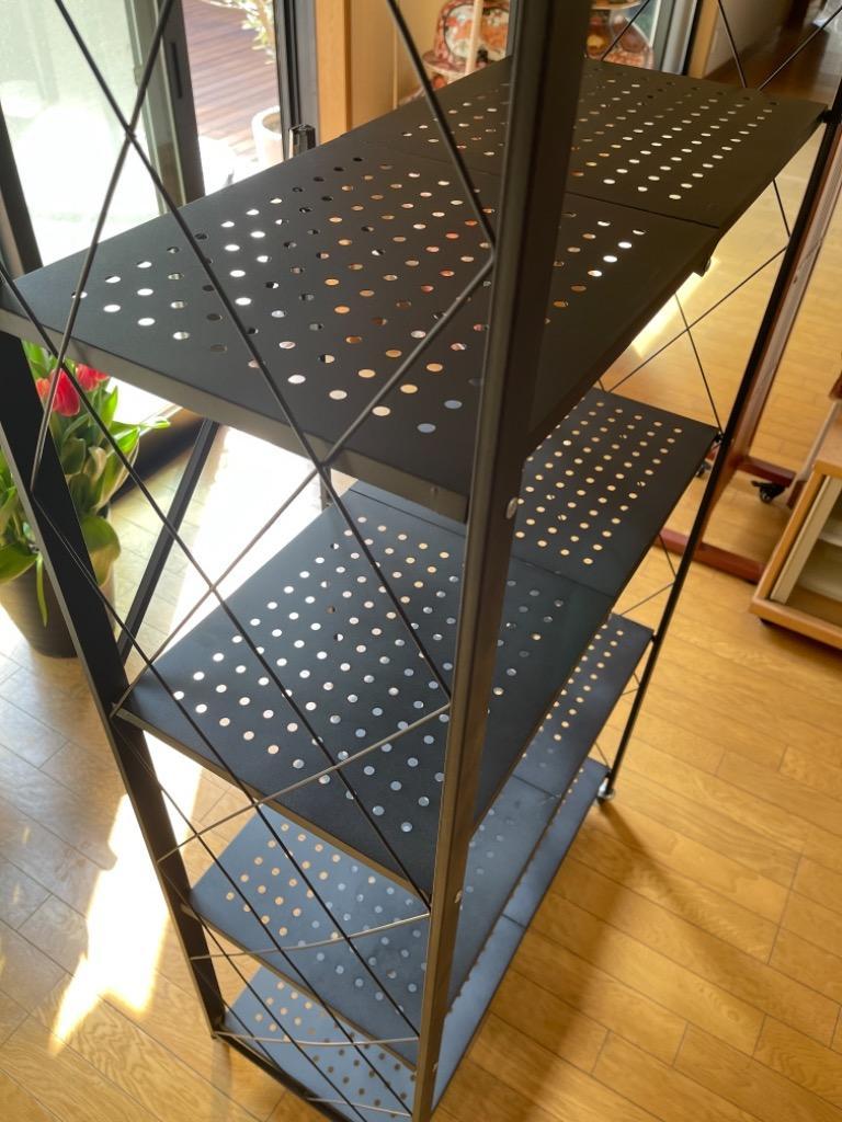 折りたたみラック すぐに使える (本体完成品/キャスターを付ける