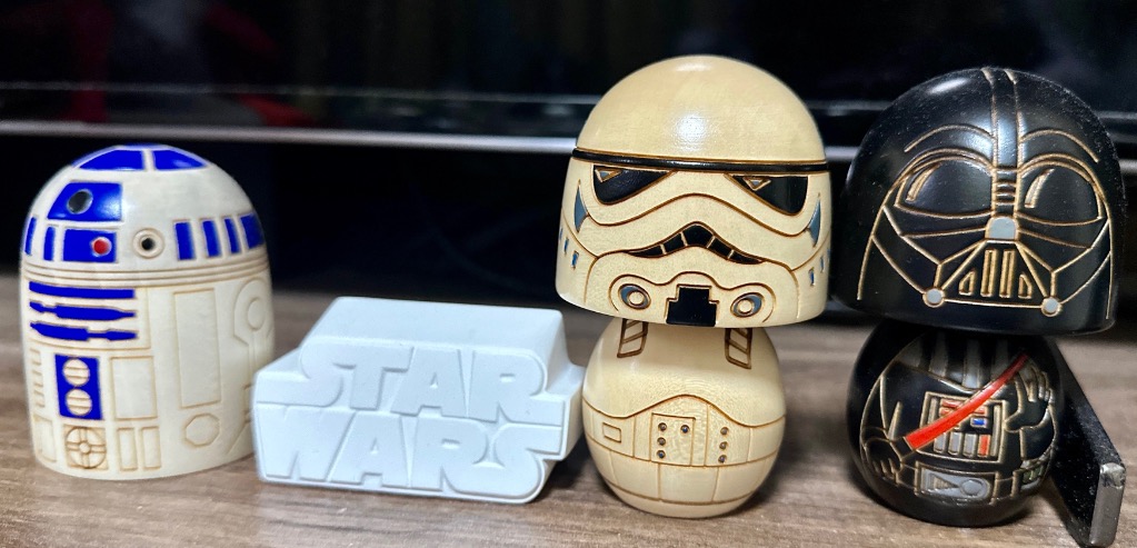 卯三郎こけし　スターウォーズ　ダースベーダー　非売品　キックオフ記念限定 スター・ウォーズ ダース・ベイダー 卯三郎こけし 2013