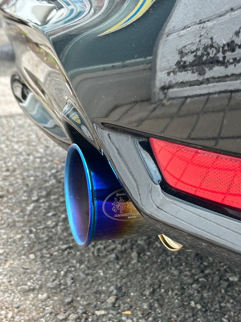 ホンダ　GE6 FIT RS 社外品マフラー　柿本改GTBox 21Mx+2ObM4L.jpg_BO30,255,255,