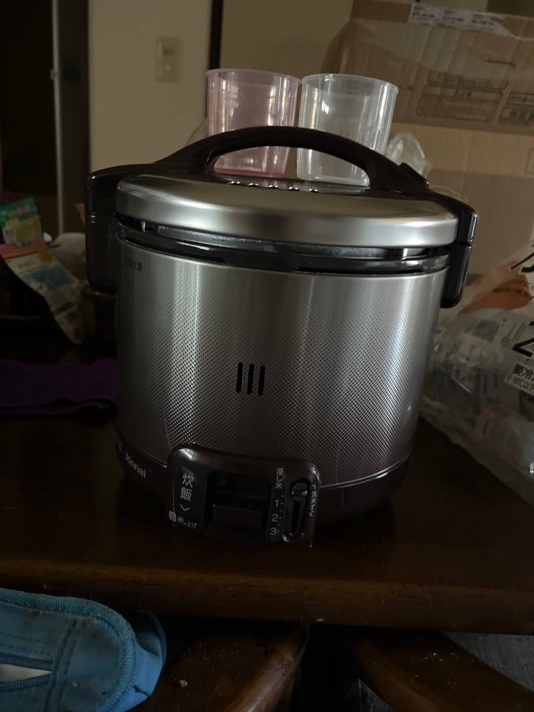 こがまる ガス炊飯器 リンナイ RR-030FS(A)(DB) 3合炊き 炊飯